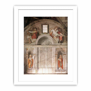 Lunette and Popes By Michelangelo Buonarroti