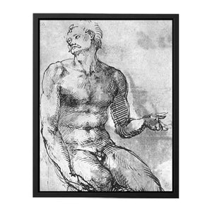 Nude Man from the Front By Michelangelo Buonarroti