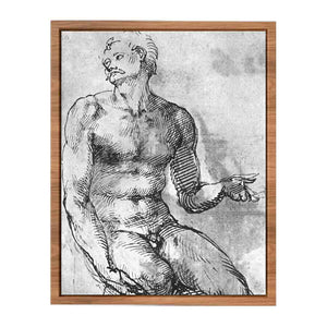 Nude Man from the Front By Michelangelo Buonarroti