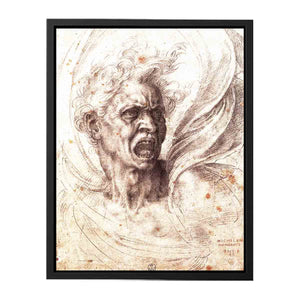 The Damned Soul By Michelangelo Buonarroti