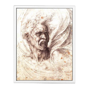 The Damned Soul By Michelangelo Buonarroti