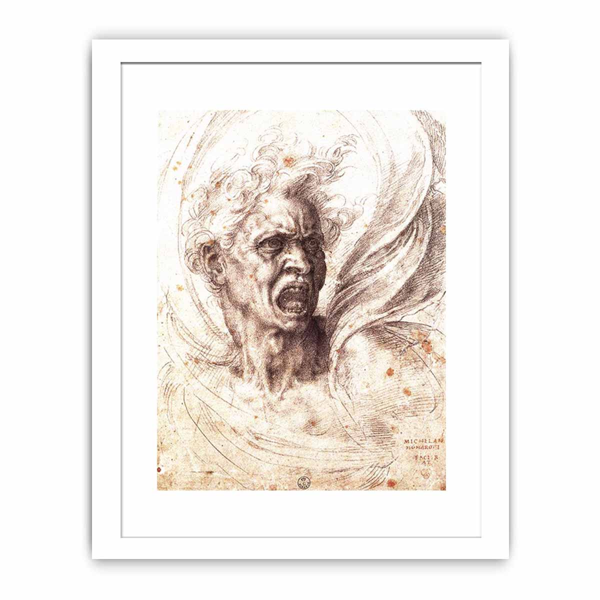 The Damned Soul By Michelangelo Buonarroti