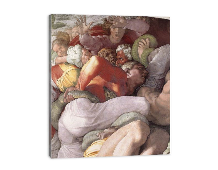 The Brazen Serpent (detail) By Michelangelo Buonarroti