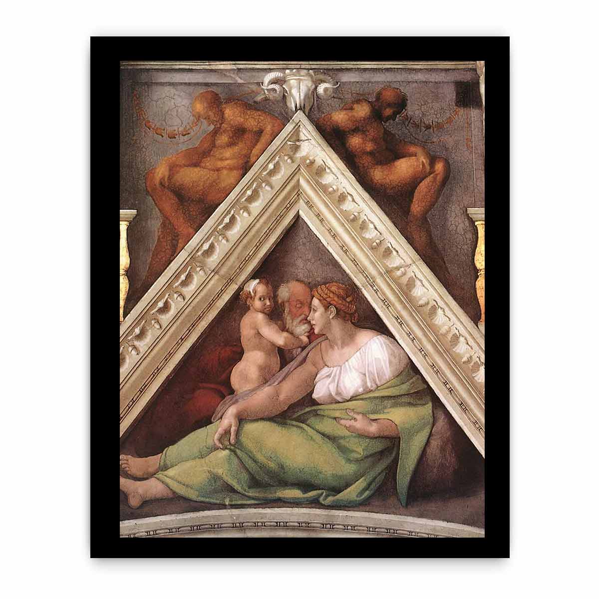 Ancestors of Christ: figures By Michelangelo Buonarroti
