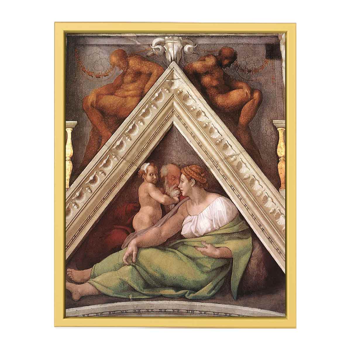 Ancestors of Christ: figures By Michelangelo Buonarroti