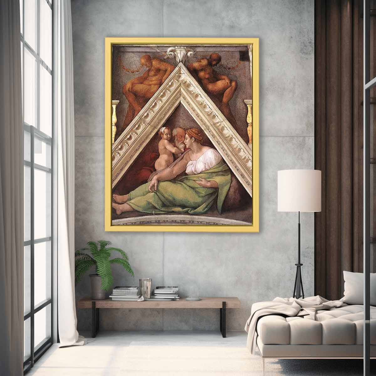 Ancestors of Christ: figures By Michelangelo Buonarroti