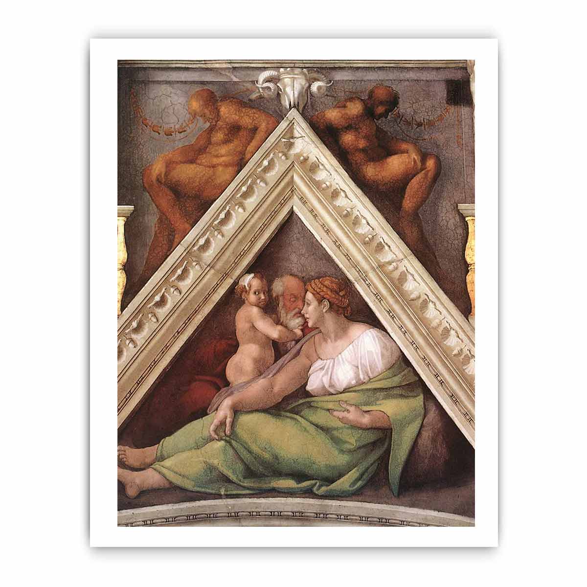 Ancestors of Christ: figures By Michelangelo Buonarroti