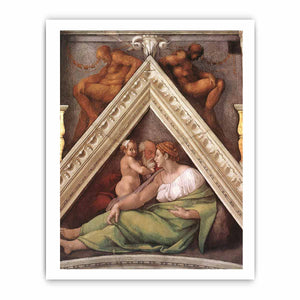 Ancestors of Christ: figures By Michelangelo Buonarroti