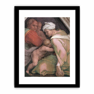 Ancestors of Christ- figures (3) (detail) 1510 By Michelangelo Buonarroti