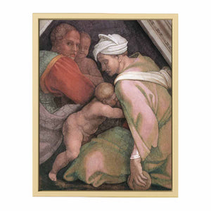 Ancestors of Christ- figures (3) (detail) 1510 By Michelangelo Buonarroti