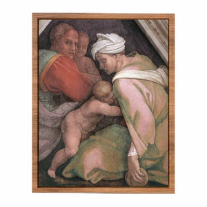 Ancestors of Christ- figures (3) (detail) 1510 By Michelangelo Buonarroti