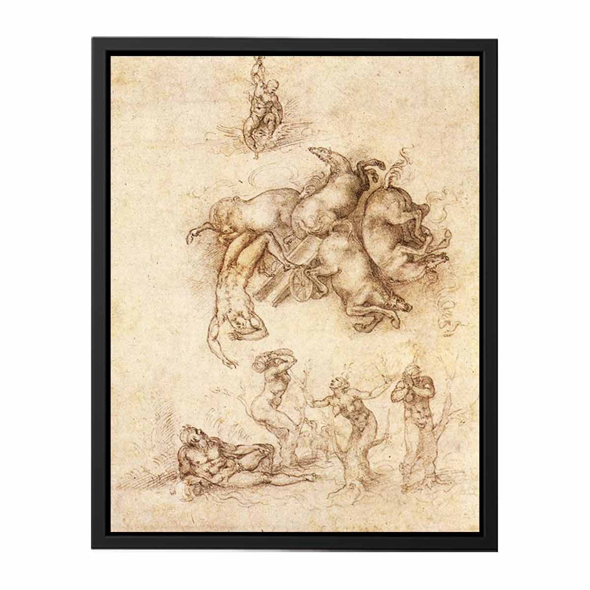 The Fall of Phaeton By Michelangelo Buonarroti