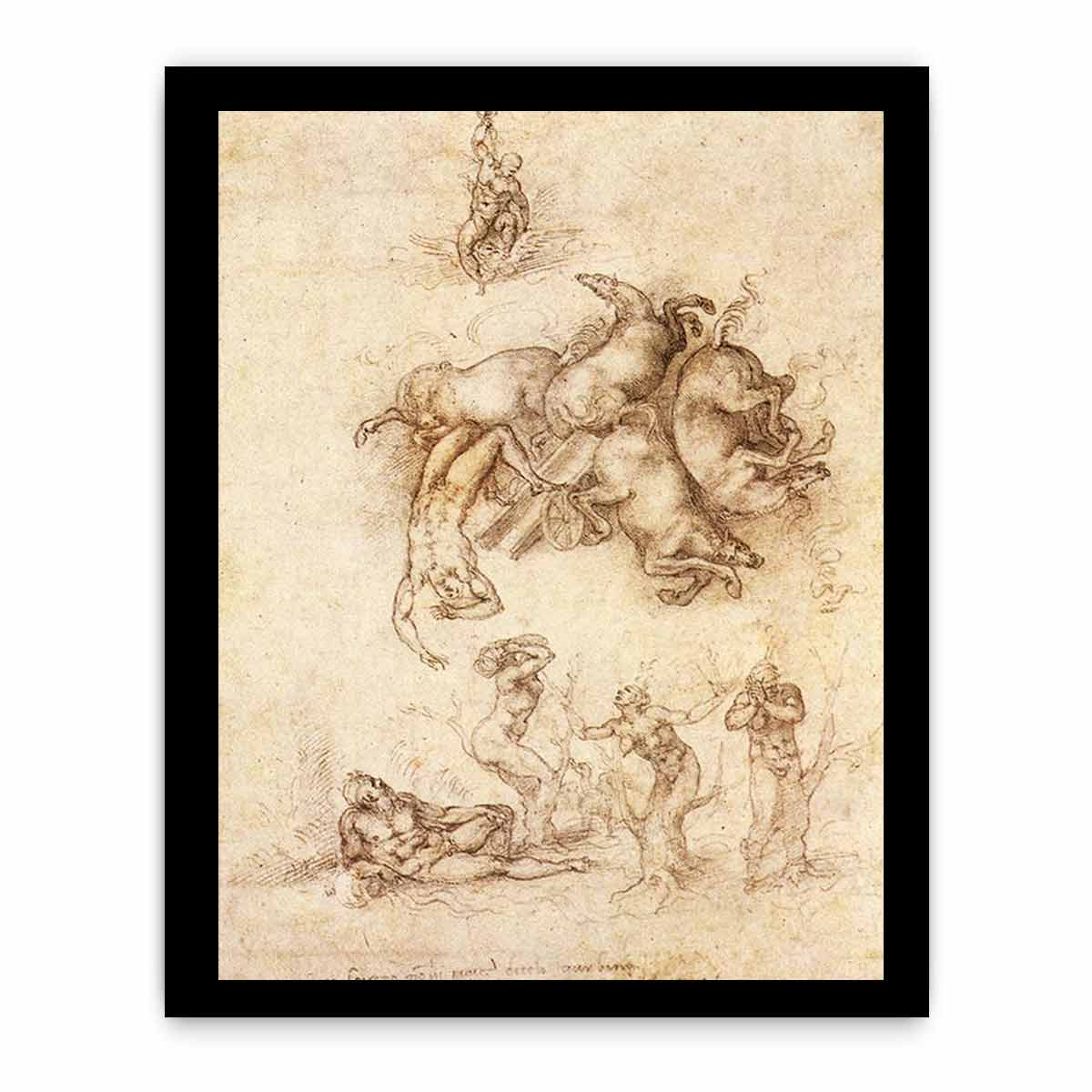 The Fall of Phaeton By Michelangelo Buonarroti
