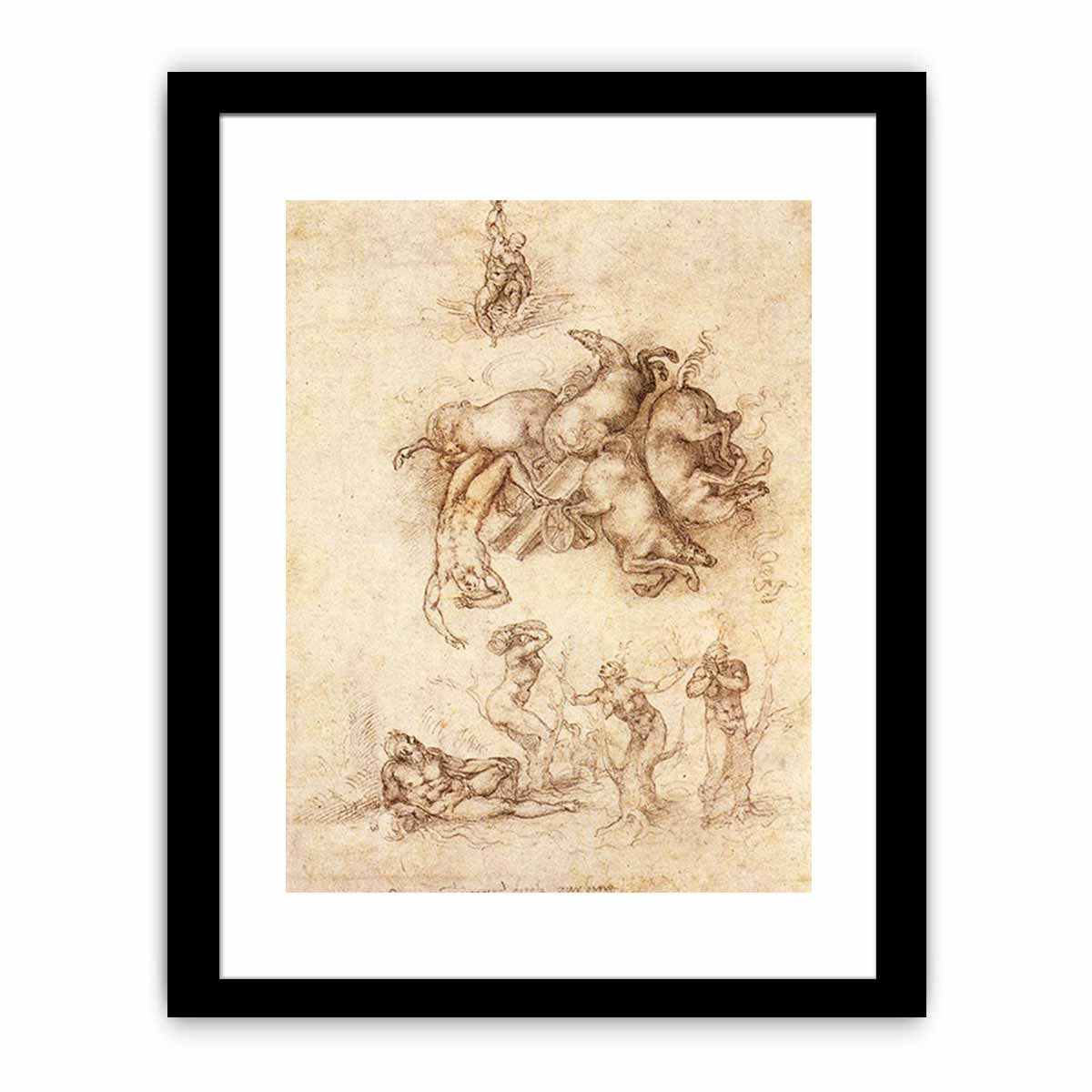 The Fall of Phaeton By Michelangelo Buonarroti