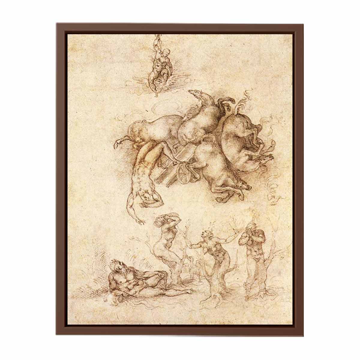 The Fall of Phaeton By Michelangelo Buonarroti
