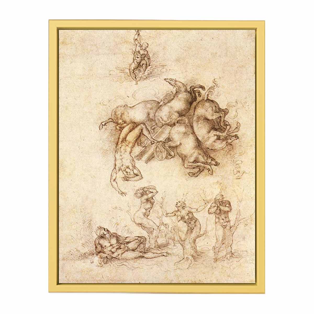 The Fall of Phaeton By Michelangelo Buonarroti