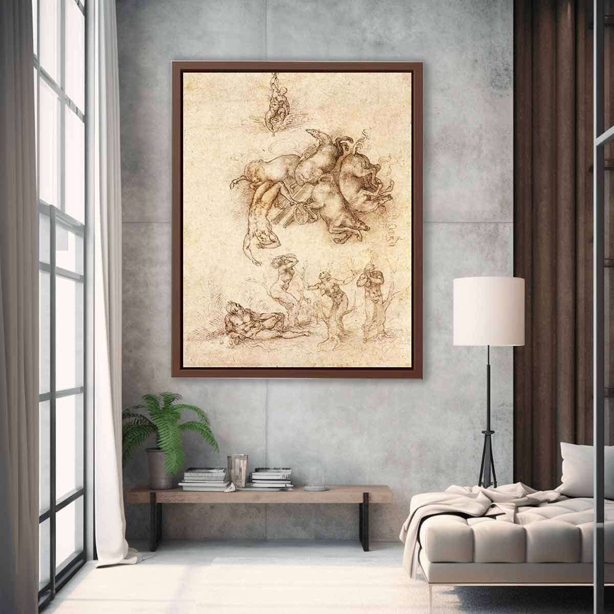 The Fall of Phaeton By Michelangelo Buonarroti