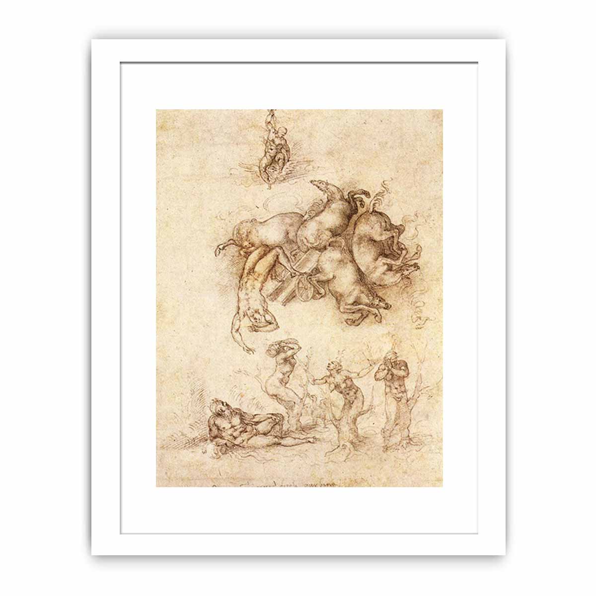 The Fall of Phaeton By Michelangelo Buonarroti