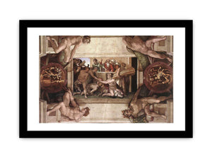 Sacrifice of Noah (with ignudi and medallions) By Michelangelo Buonarroti