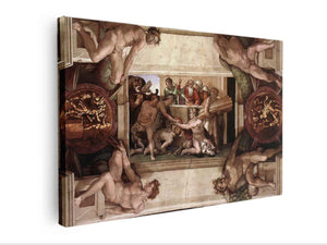 Sacrifice of Noah (with ignudi and medallions) By Michelangelo Buonarroti