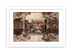 Sacrifice of Noah (with ignudi and medallions) By Michelangelo Buonarroti