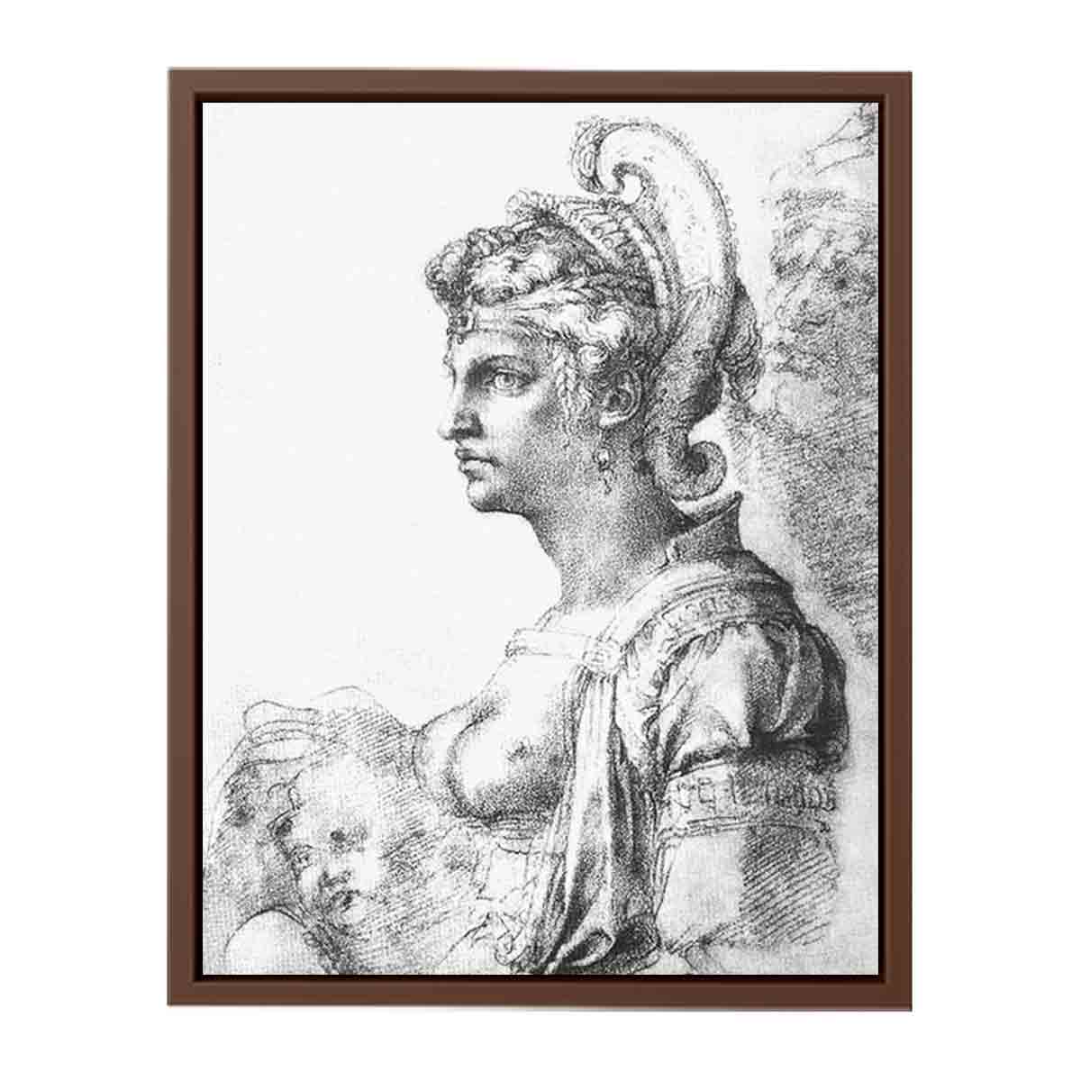 Allegorical figure By Michelangelo Buonarroti