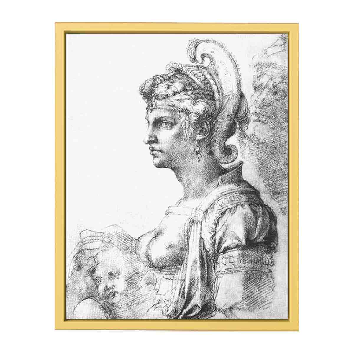 Allegorical figure By Michelangelo Buonarroti