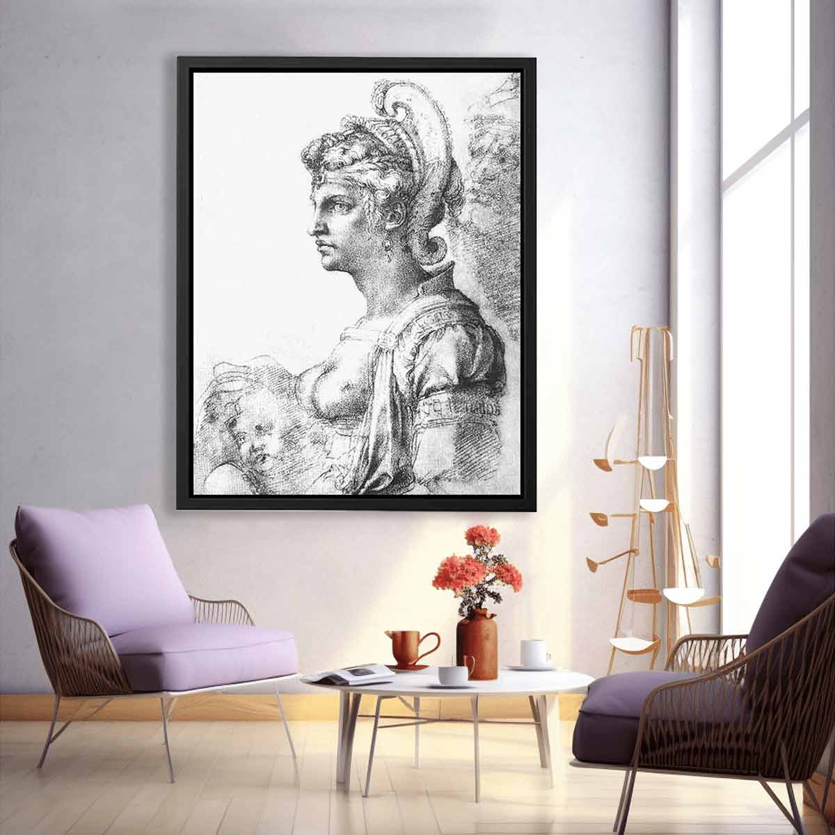 Allegorical figure By Michelangelo Buonarroti