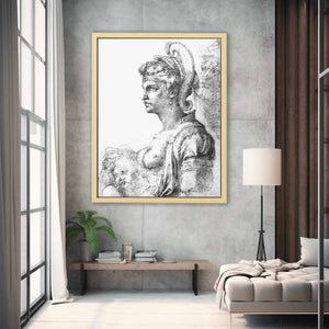 Allegorical figure By Michelangelo Buonarroti