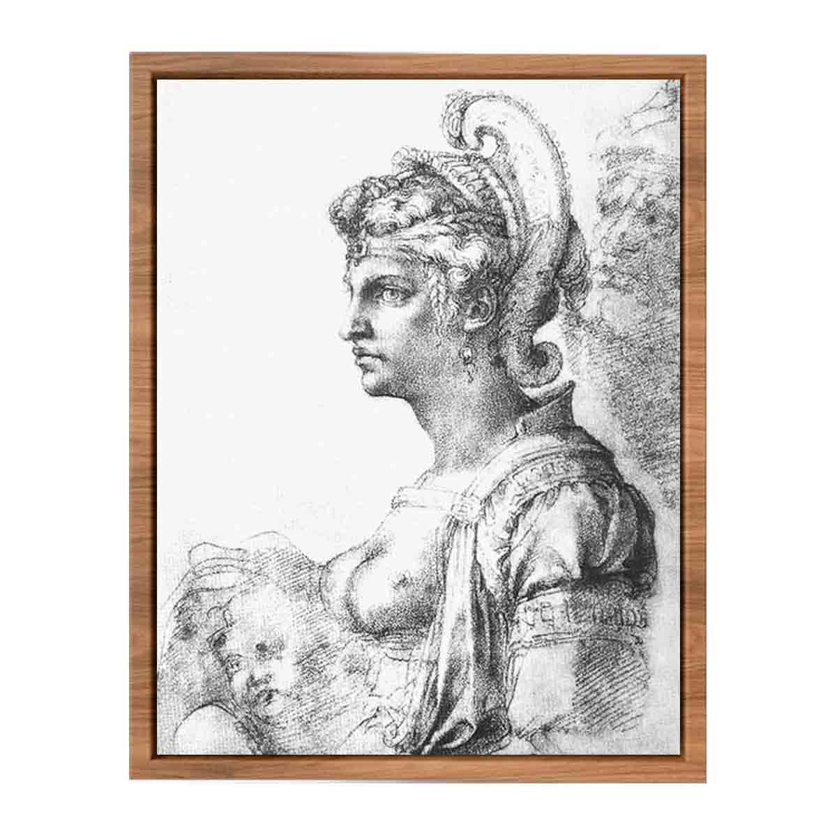 Allegorical figure By Michelangelo Buonarroti