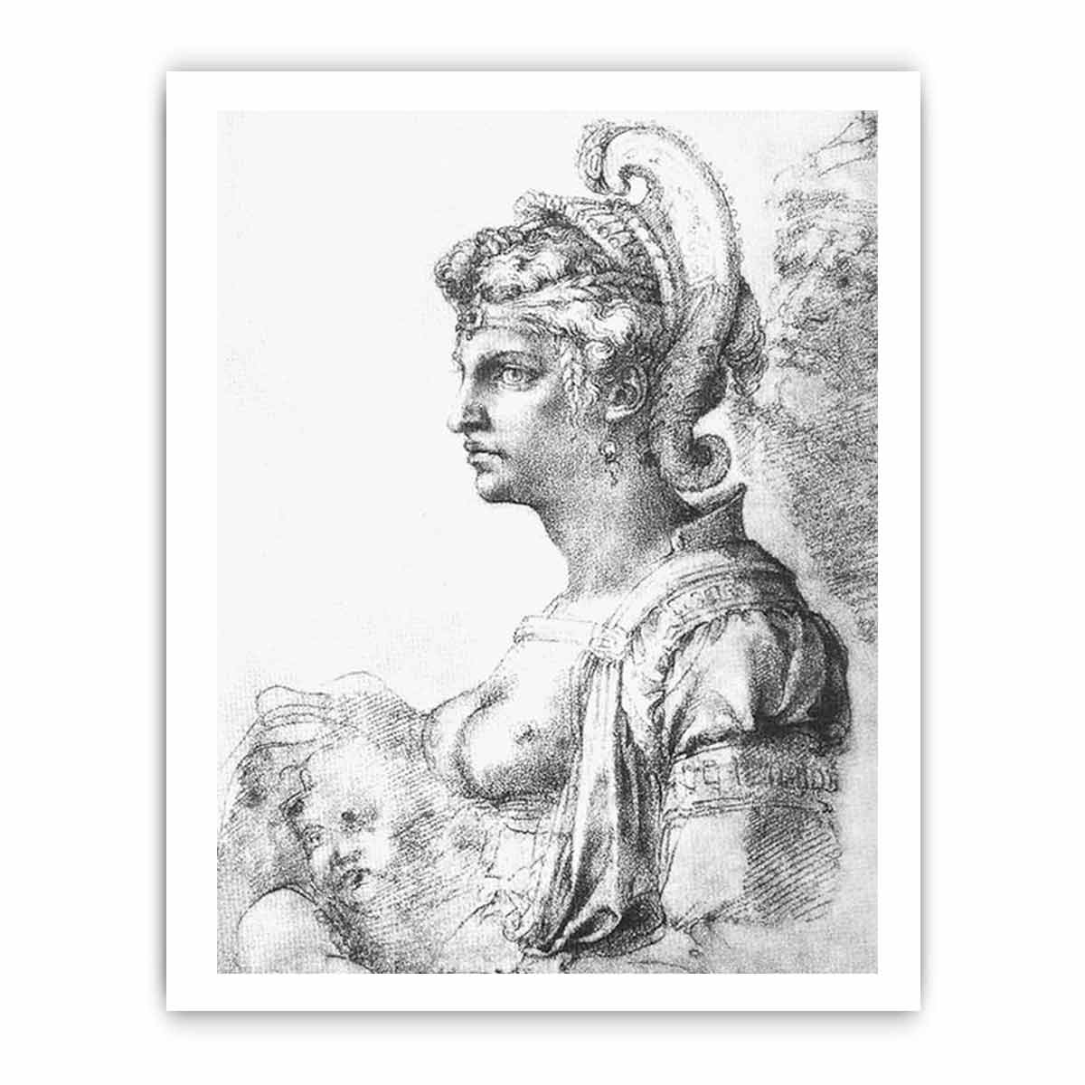 Allegorical figure By Michelangelo Buonarroti