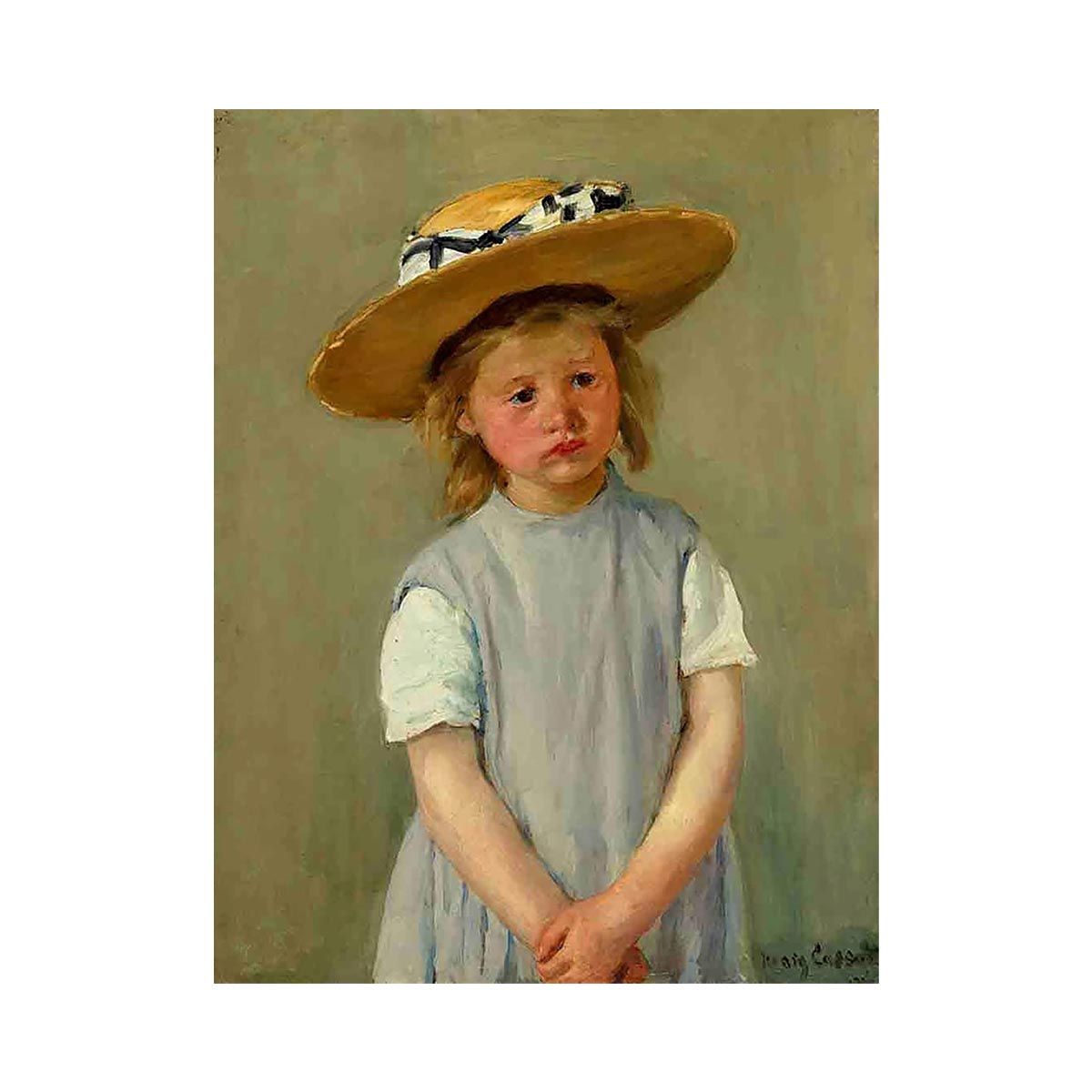Child In A Straw Hat