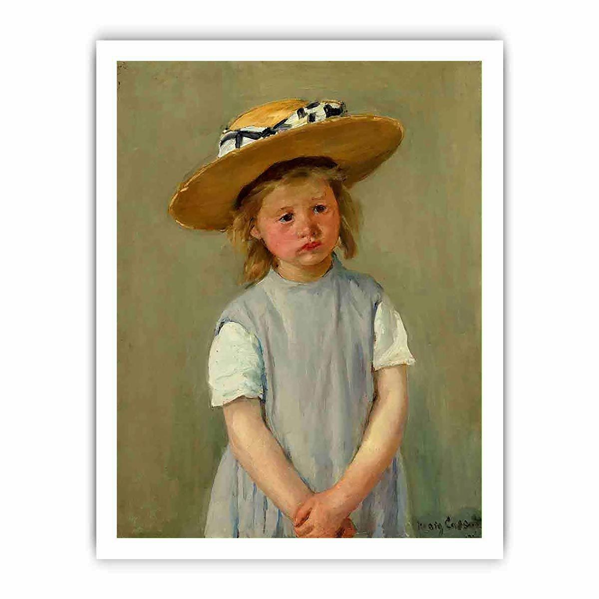 Child In A Straw Hat