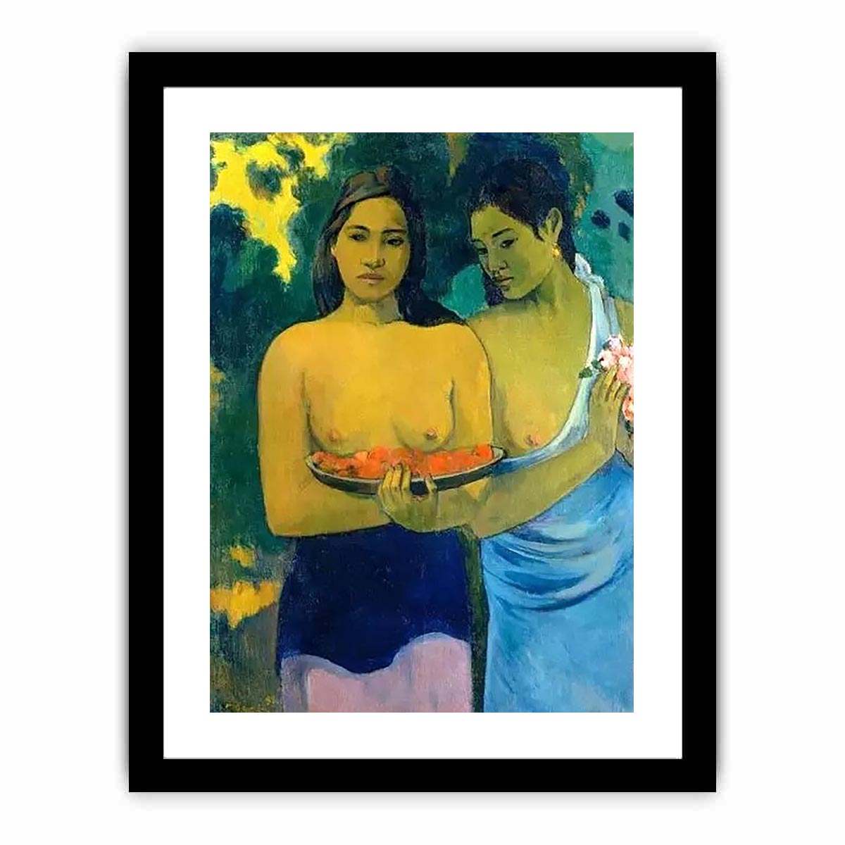 Two Tahitian Women by Paul Gauguin