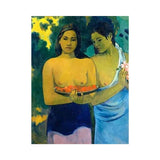 Two Tahitian Women by Paul Gauguin artwork preview
