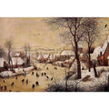 Winter Landscape with Skaters and Bird Trap 1565