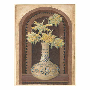Narcissus in a Blue and White Vase