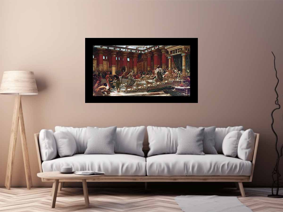 The visit of the Queen of Sheba to King Solomon