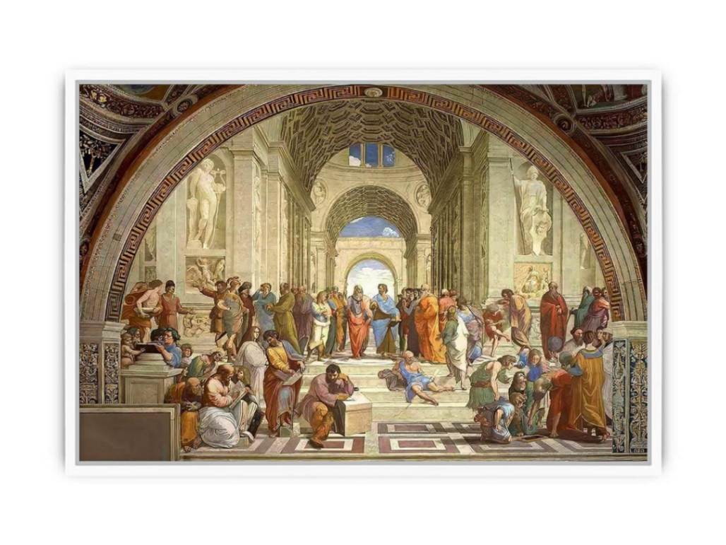 The School of Athens Painting