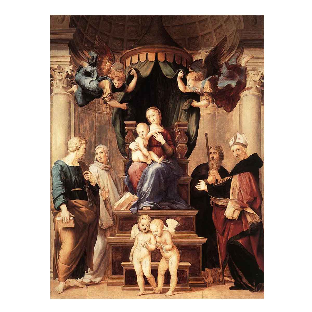 Madonna del Baldacchino By Raphael