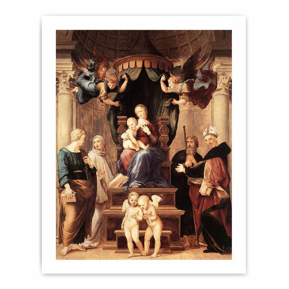 Madonna del Baldacchino By Raphael