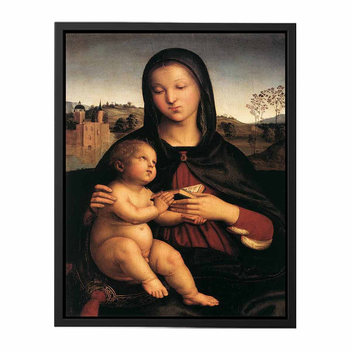 Madonna and Child with the Book By Raphael