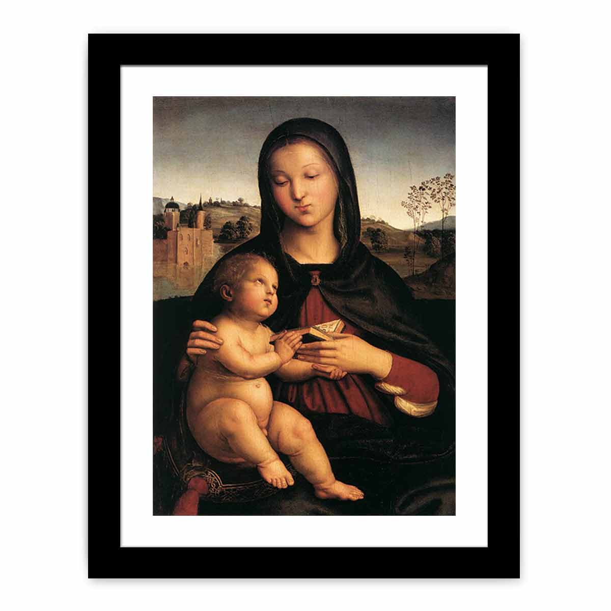 Madonna and Child with the Book By Raphael