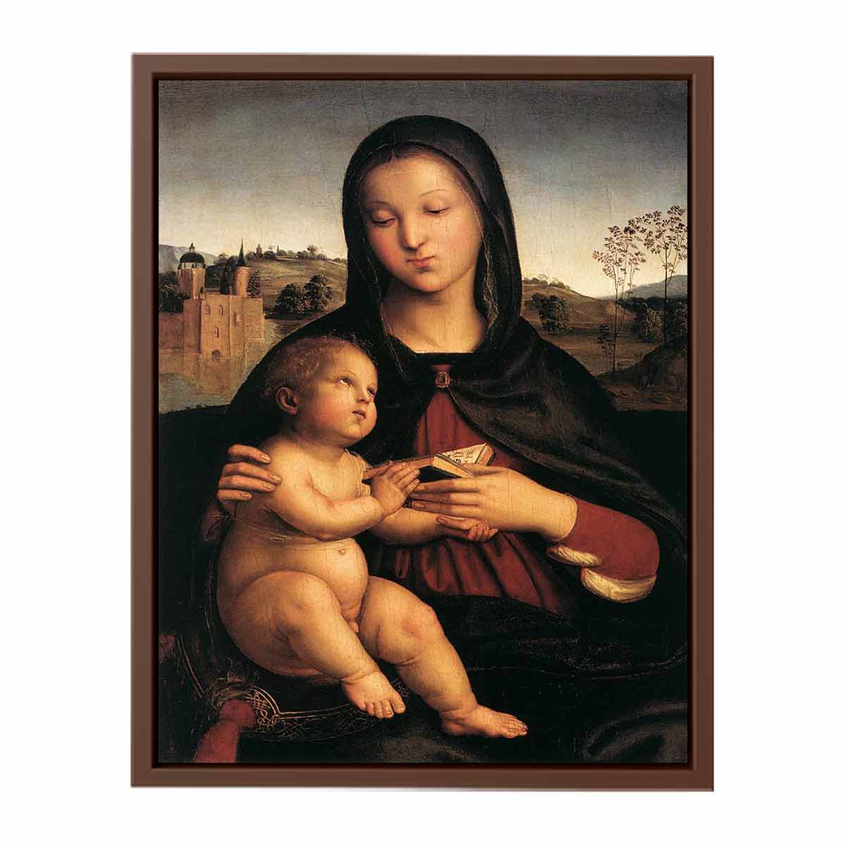Madonna and Child with the Book By Raphael