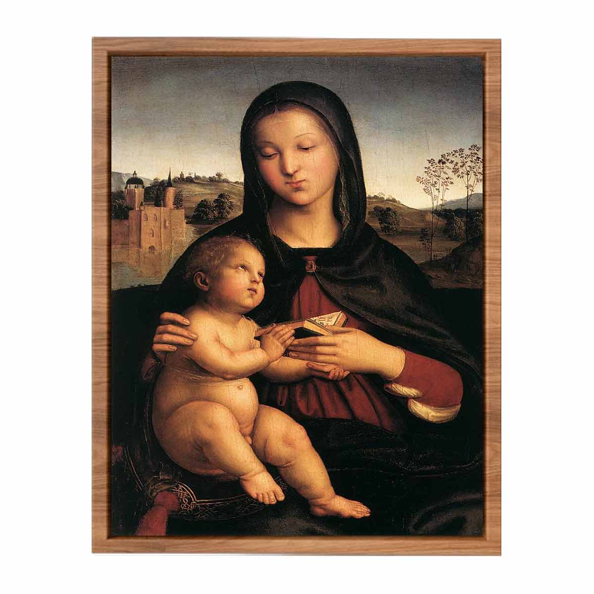 Madonna and Child with the Book By Raphael
