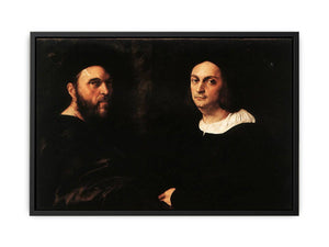 Double Portrait By Raphael