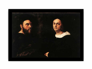 Double Portrait By Raphael