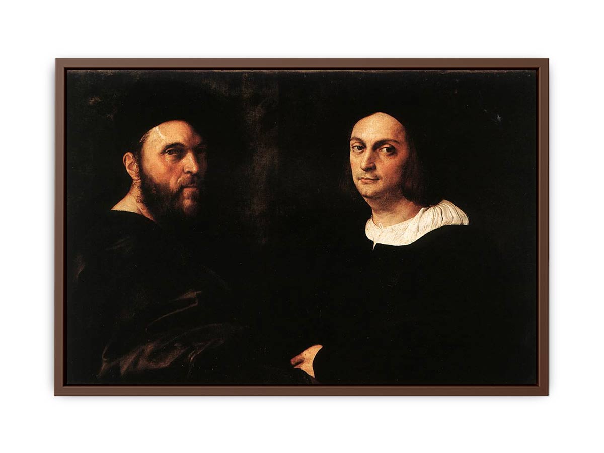 Double Portrait By Raphael