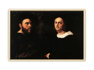Double Portrait By Raphael