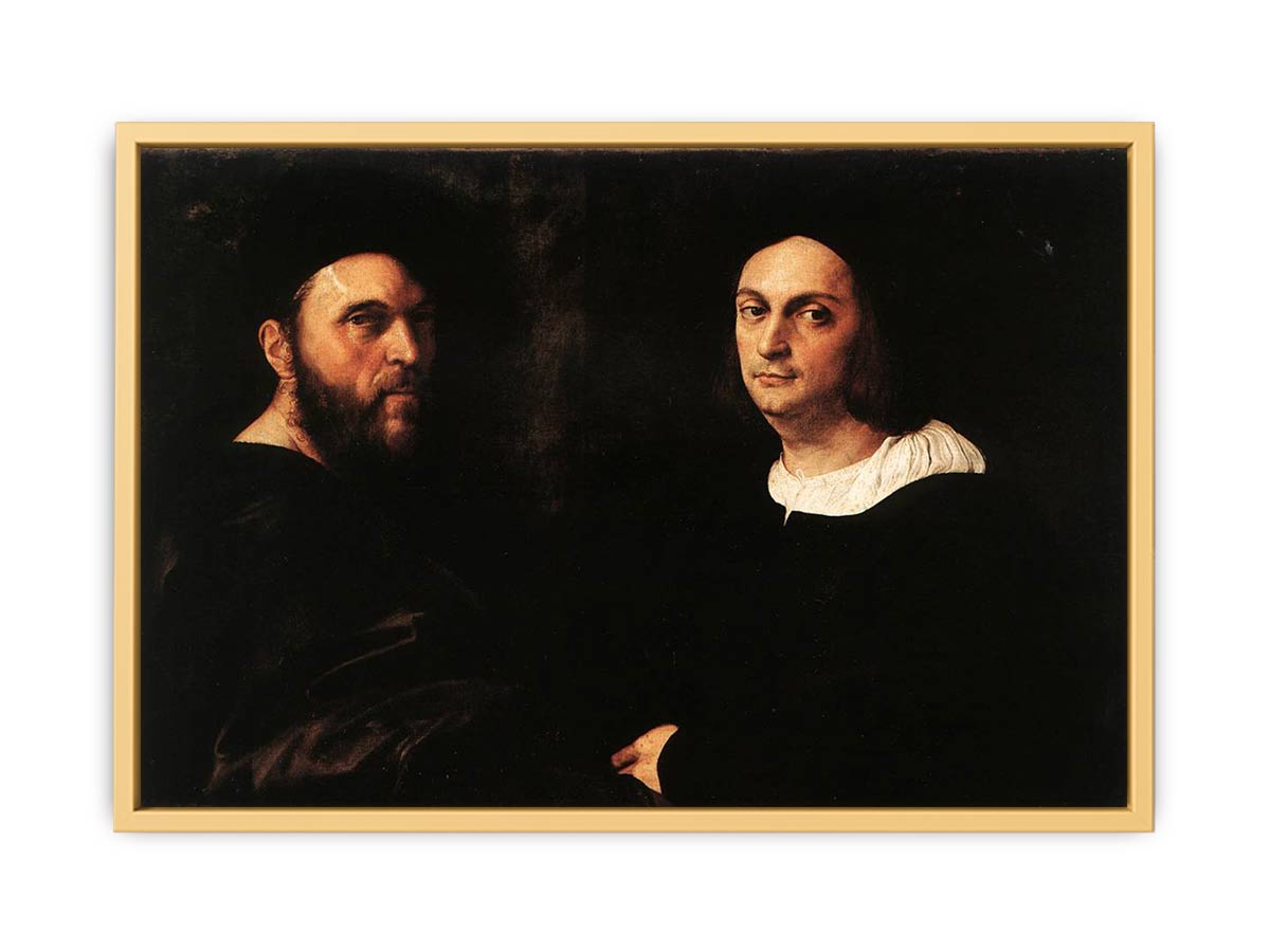 Double Portrait By Raphael